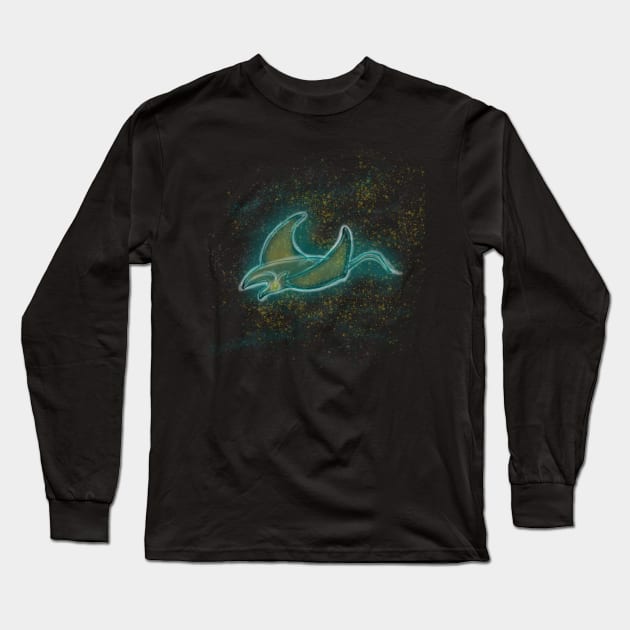 Giant Manta Long Sleeve T-Shirt by Saphyre91